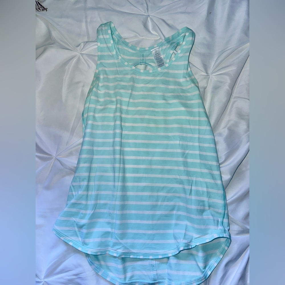 TEAL AND WHITE IVIVVA TANK SIZE 10
